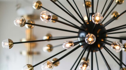 Beautiful Sputnik chandelier AI generated image