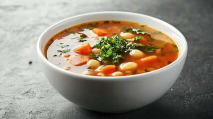 Vibrant Vegetable Minestrone Soup