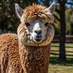 Obraz premium alpaca generative ai