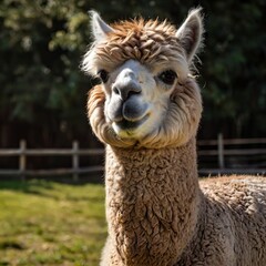 Obraz premium alpaca generative ai