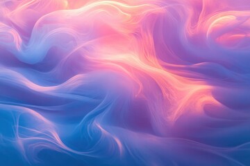 Fototapeta premium Abstract Swirling Pattern of Pink, Yellow, and Blue Hues