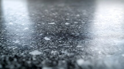 126. Shiny, smooth granite countertop with subtle flecks