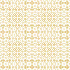 Golden oriental pattern