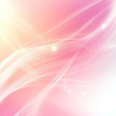 Obraz premium Abstract Pink and White Background with Soft Glowing Lines
