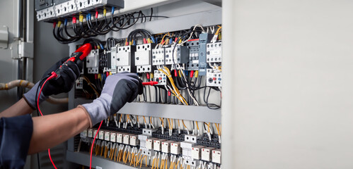 Electricity and electrical maintenance service,Electrical tests industrial electrical circuits with...
