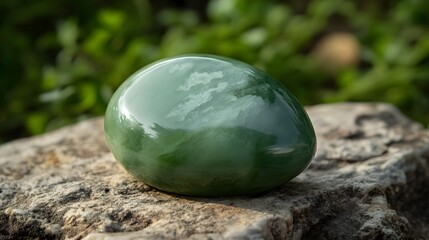 122. Smooth, polished jade with fine details