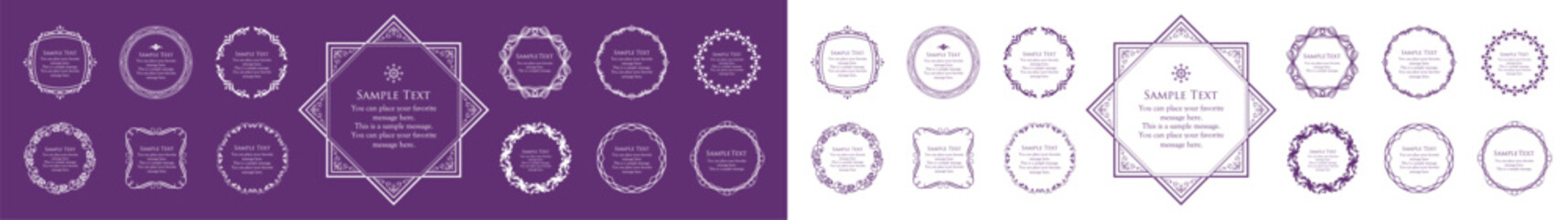 ハロウィンをイメージしたアンティークフレーム