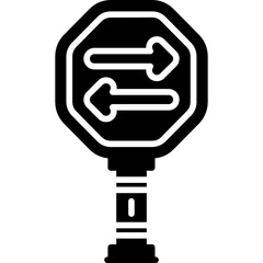 Two Way Traffic Sign Icon