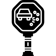 Gravel Road Sign Icon