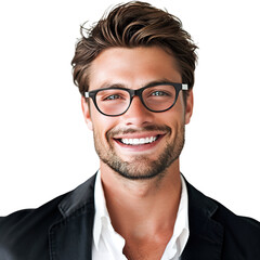 portrait of a smiling businessman