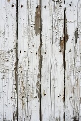 Shabby rustic wooden texture with white paint, exfoliated and illuminated by bright light, creating