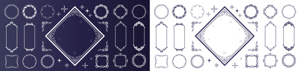 ハロウィンフレームデザイン