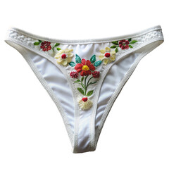 Isolated Panties - embroidery