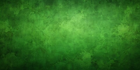 Obraz premium Green Concrete Texture with Cracks and Scratches, Abstract, Grunge, Background, green, texture, background