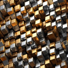 Abstarct Sharp Lines Metallic Accents Background