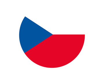 Czech Republic flag button