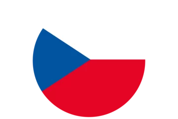 Fotobehang Tsjechië Czech Republic flag button  © PICT T  MOSB
