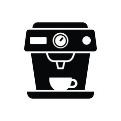 Coffee machine icon vector design template