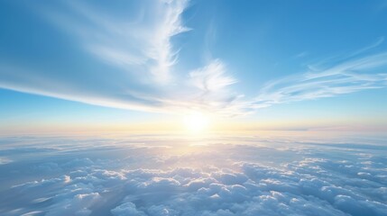 The sky is blue with a few clouds scattered throughout
