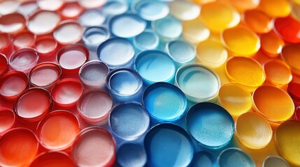 Colorful Round Shapes Gradient Abstract Background