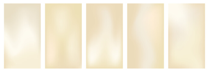 Nude ivory gradient background. White and beige gradation bg for story or flyer. Vertical ig abstract design. Ecru faded promo kit. Luxury minimal social media graphic with smooth champagne color. © Mariia