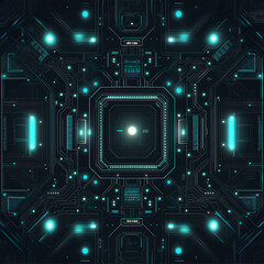 A flowing, dynamic vector graphic that symbolizes data movement and communication.
