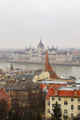 Fototapeta premium Scenic View of Danube River in Budapest, Hungary