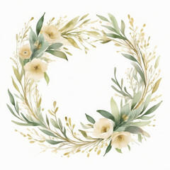 Obraz premium wreath of flowers