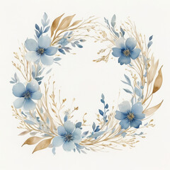 Obraz premium frame with flowers