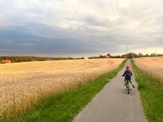 bike on the road © Katarzyna