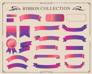 ハロウィンカラーのリボン