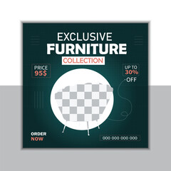 Furniture Social Media Post Design