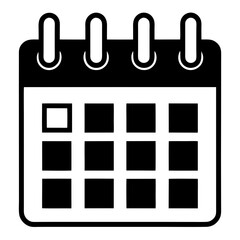 Calendar icon vector illustration 