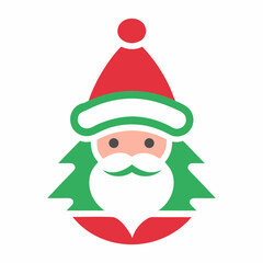 Christmas Logo Design Illustration