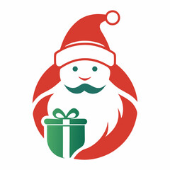 Christmas Logo Design Illustration