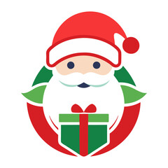 Christmas Logo Design Illustration