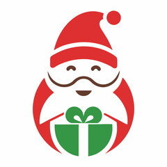 Christmas Logo Design Illustration