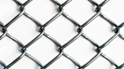 Fototapeta premium Chain Link Fence | Security and Boundary Protection