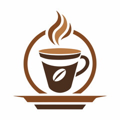 Coffee Cup Logo Art Illustration