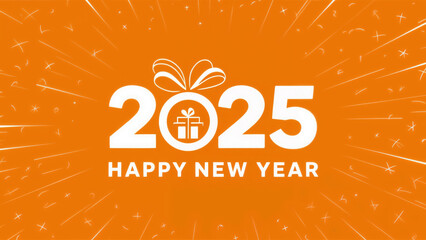 happy new year 2025 background