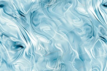 Obraz premium A digital rendering of a blue liquid marble with swirls and streaks