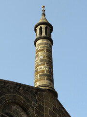 Cathedral of Puy-en-Velay. 12th century. France.
Detail of the exceptional Romanesque chimney                                of the house of the clergy in the cloister.