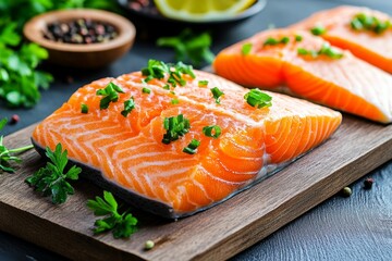 Omega-3-rich salmon and trout are delicious sources of essential fatty acids, perfect for a healthy, balanced diet