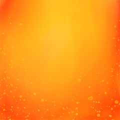 gold glitter circle flowing on golden orange gradient color background