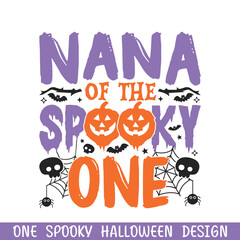 Nana of the spooky one Halloween design