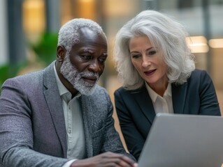 Business Meeting in a Modern Office