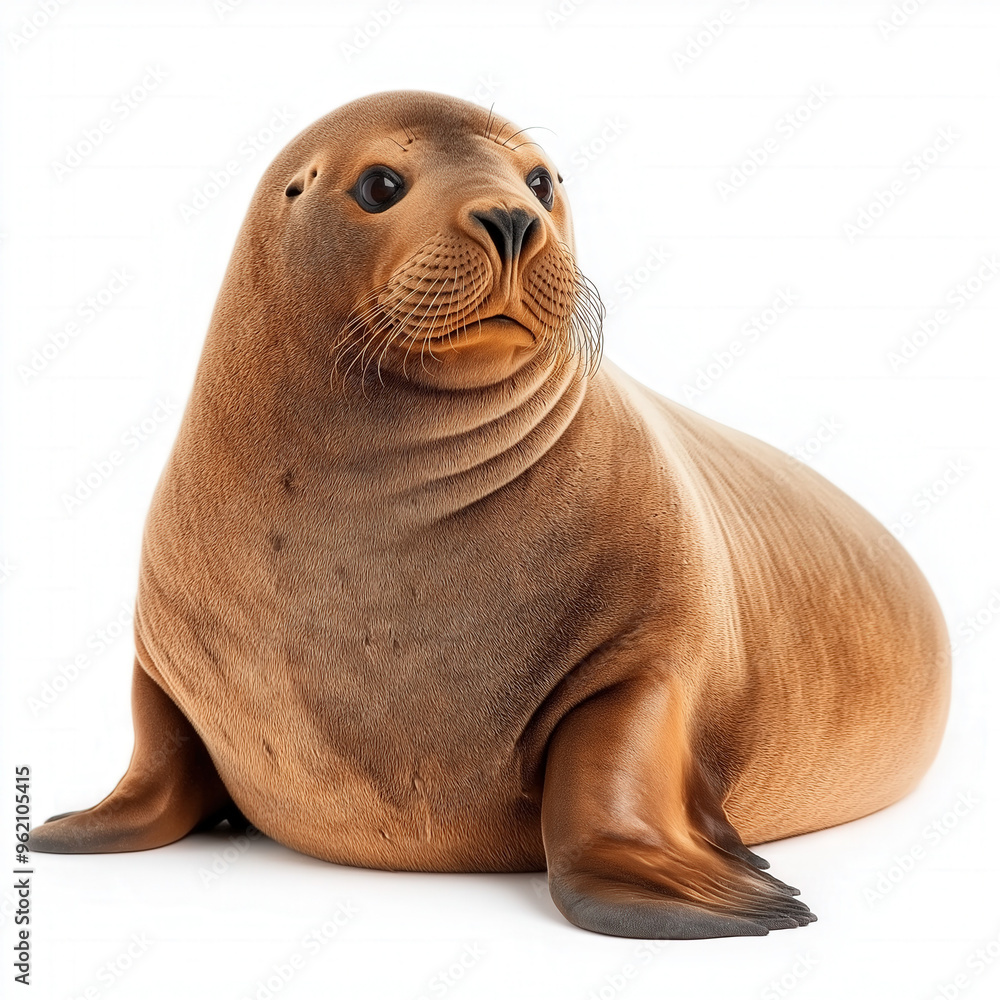 Poster Elephant Seal Isolated