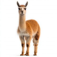 Obraz premium Guanaco Isolated