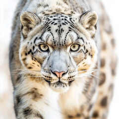 Snow Leopard Isolated