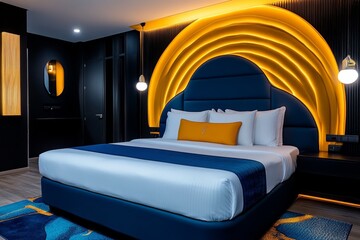 Hotel room, boutique charm, personalized experience offers unique, individually designed rooms with special touches